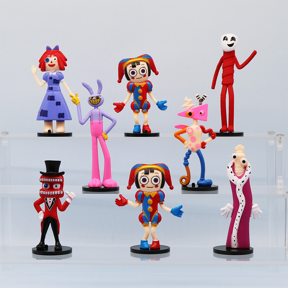 The Amazing Digital Circus - Full Set of 8 Mini Figures