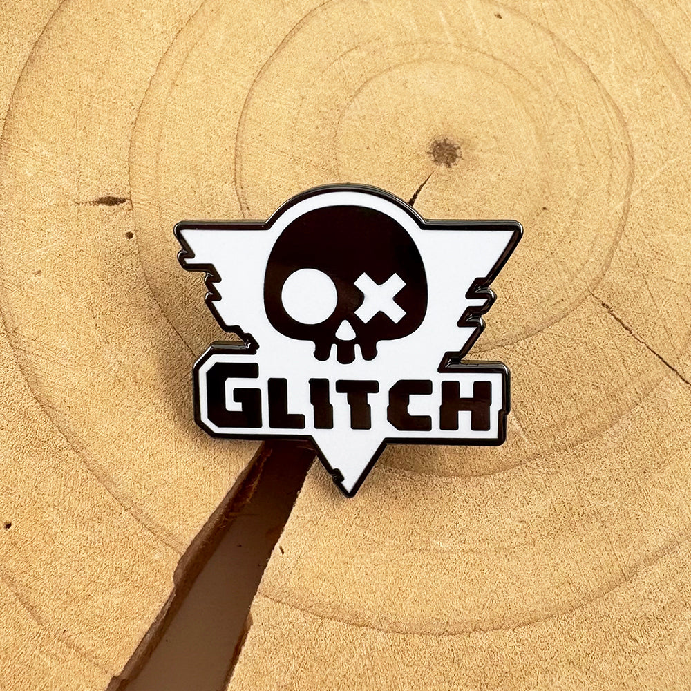 Glitch Productions Logo Pin