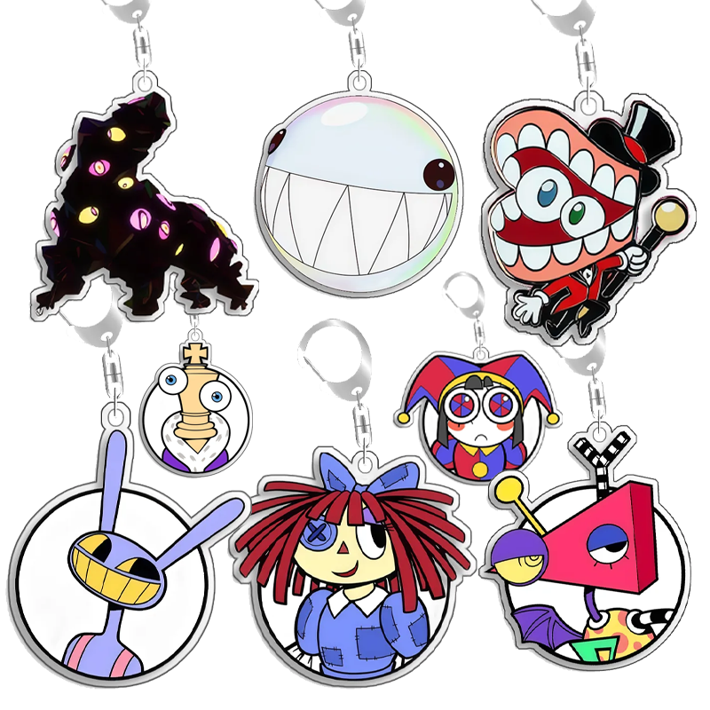 The Amazing Digital Circus Keychains