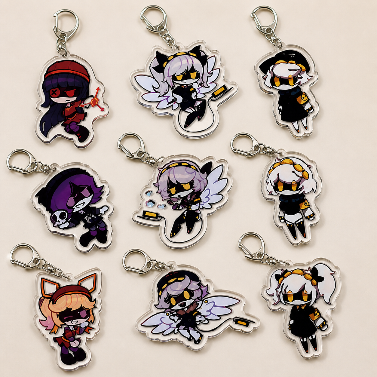 Murder Drones Acrylic Keychains