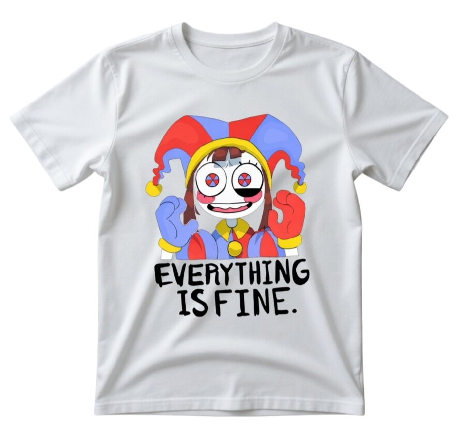 Pomni "Everything Is Fine" T-Shirt